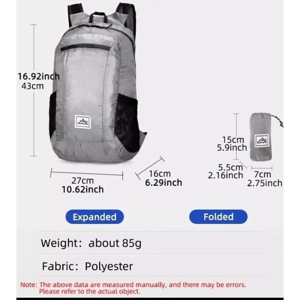 20l Waterproof Packable Hiking Backpack, Ultra Li… - image 8